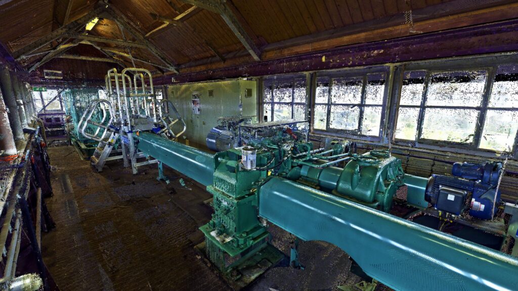 Machinekamer van de oude sluis te Eefde.